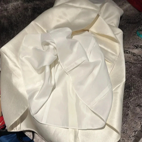 Alfred Sung White High Low Dress - Picture 5 of 13